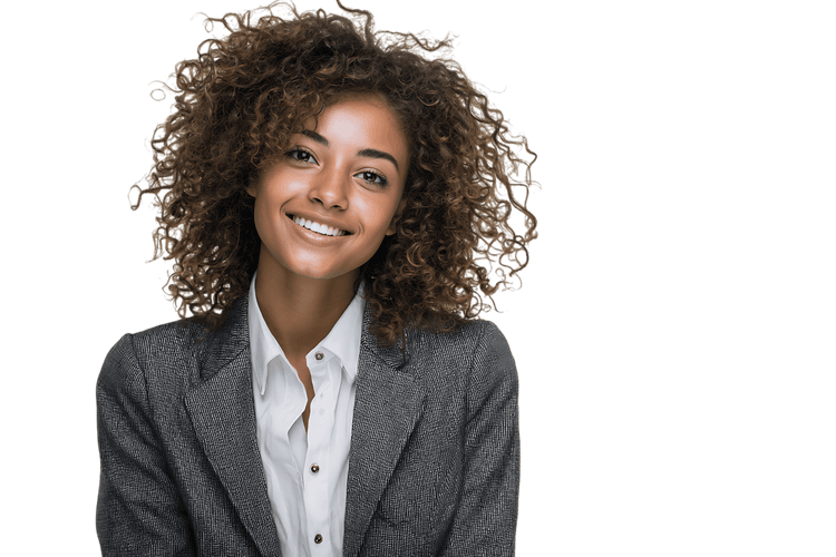 Portrait of a smiling businesswoman