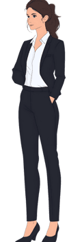 Businesswoman in a pantsuit